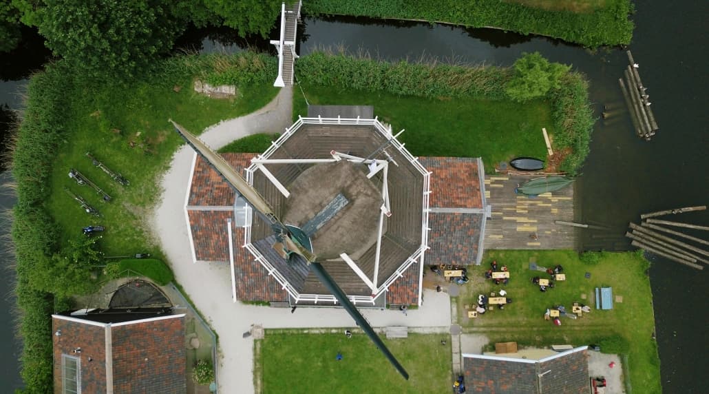 Molen de Ster luchtfoto
